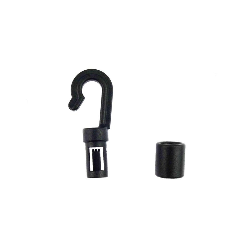 Zelerdo 40 Pack Kayaks Bungee Shock Cord Hook for 3/16 inch,1/5 inch,13/64 inch and 7/32 inch Rope - Image 2